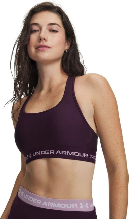 Under Armour Armour Mid Crossback Sport-BH purple/mauve pink (Damen)