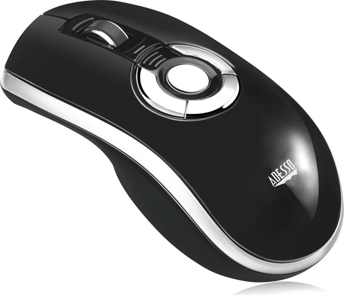 Adesso iMouse P20 Air Mouse Elite schwarz/silber, USB-A