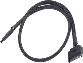 Phobya SATA Verlängerung schwarz 0.6m