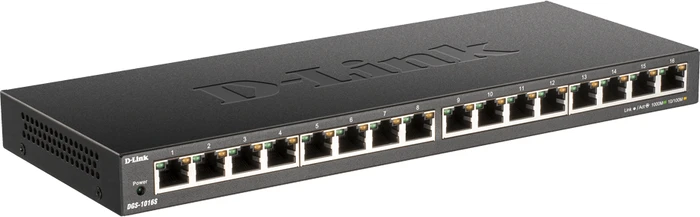 D-Link DGS-1000 Desktop Gigabit Switch, 16x RJ-45