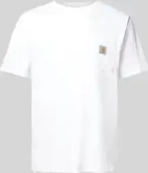 Carhartt Pocket T-Shirt kurzarm weiß (Herren)