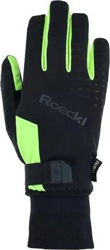 Roeckl Rocca 2 GTX Fahrradhandschuhe black/fluo yellow