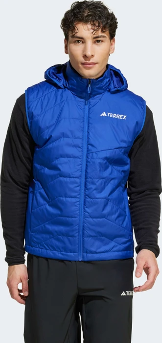 adidas Terrex Multi Climawarm Insulated Hooded Weste semi lucid blue (Herren)