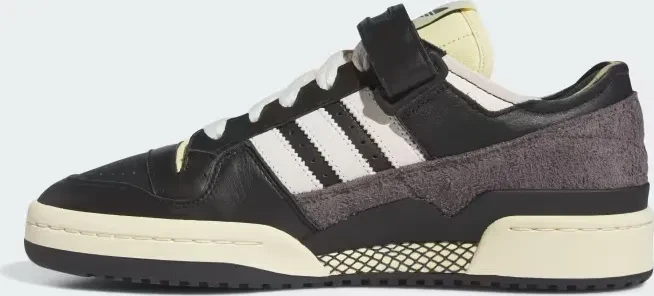 adidas Forum 84 Low core black/cream white/easy yellow (Herren)