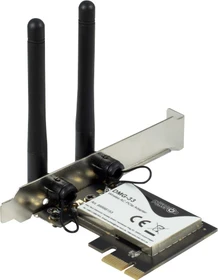 Inter-Tech PowerOn DMG-33, 2.4GHz/5GHz WLAN, PCIe x1 (88888153)