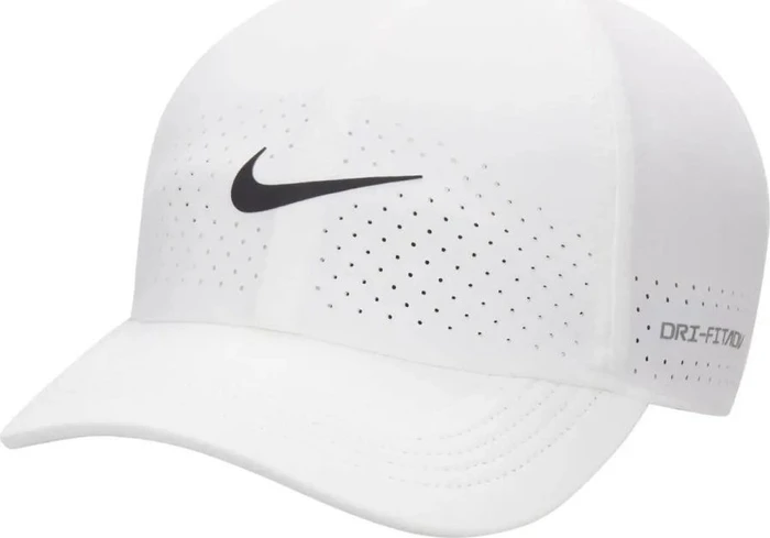Nike Dri-FIT ADV Club unstrukturierte Tennis Kappe weiß/schwarz