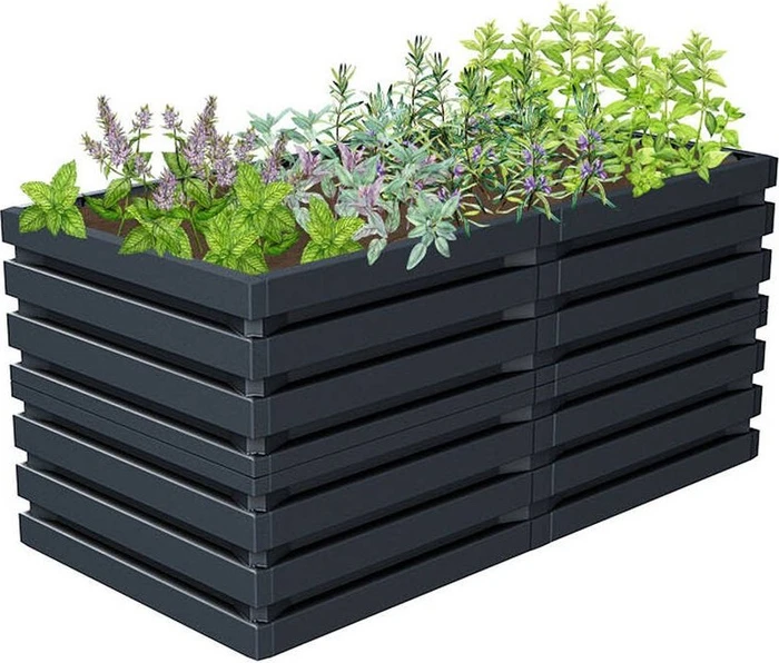 Garantia Skyline Hochbeet 161x80cm stone