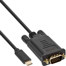 InLine USB-C mit DisplayPort/VGA Adapterkabel, 2m (64142)