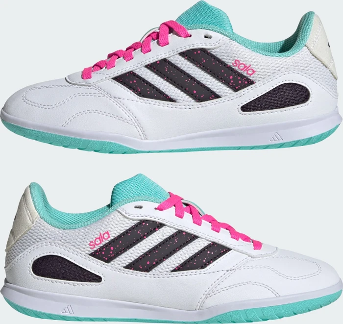 adidas Super Sala Competition III IN cloud white/aurora black/flash aqua (Junior)