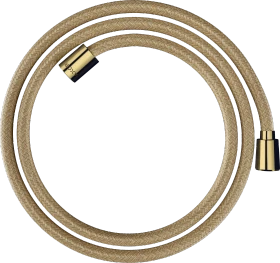 Hansgrohe AXOR ShowerSolutions Textilbrauseschlauch 1.60m mit konischer und zylindrischer Mutter polished gold optic
