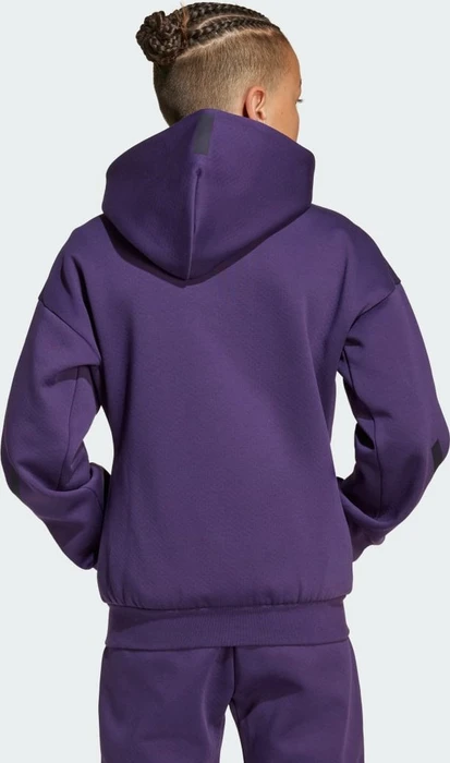 adidas Z.N.E. Zip Hoodie aurora plum/aurora black (Junior)