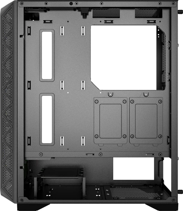 Gembird Fornax M200F Black, Glasfenster