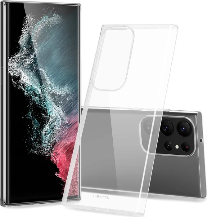 Nevox StyleShell Flex für Samsung Galaxy S23 Ultra transparent