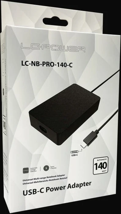 LC-Power LC-NB-PRO-140-C, USB-C-Ladekabel, 140W