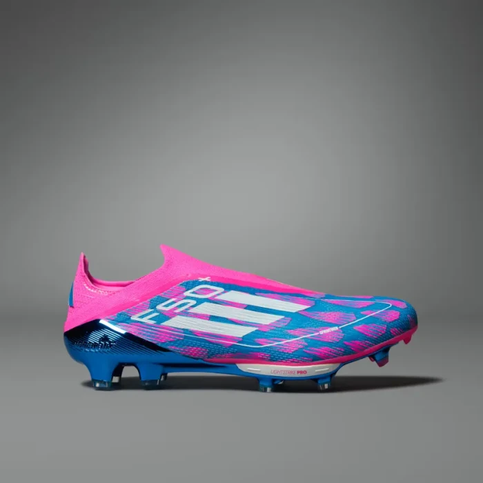adidas F50+ FG solar blue/cloud white/solar pink