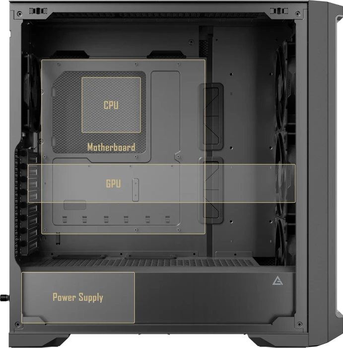 Antec Performance 1 FT Silent, Glasfenster