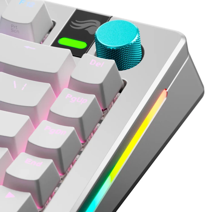 Glorious Gaming Rotary Knob für GMMK 3 PRO Tastatur und GMMK Numpads, Aluminium, Arctic Blue, blau, 1 Taste