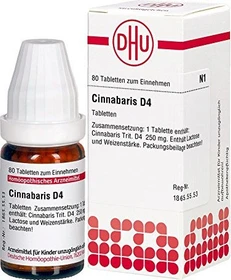 DHU Cinnabaris D4 Tabletten, 80 Stück