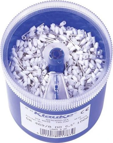 Klauke GR 4698 DO Streudose mit isolierten Aderendhülsen 0,5 mm²