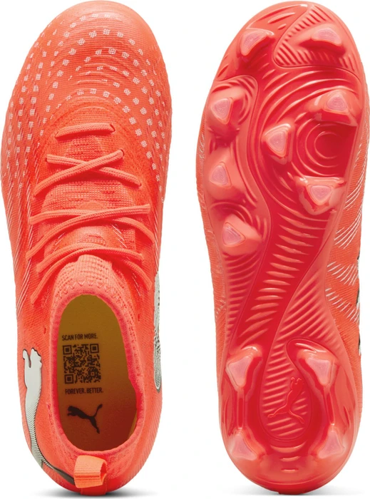 Puma Future 9 Match FG/AG glowing red/puma white/puma black/puma silver (Junior)
