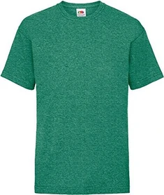 Fruit Of The Loom Valueweight T-Shirt kurzarm heather green (Junior)