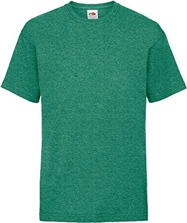 Fruit Of The Loom Valueweight T-Shirt kurzarm heather green (Junior)
