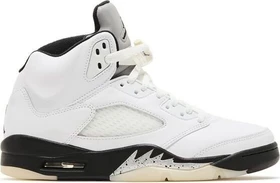 Nike Air Jordan 5 Retro white/sail/metallic silver/black (Herren)