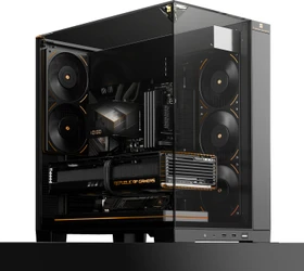 Thermalright A70 Black, schwarz, Glasfenster