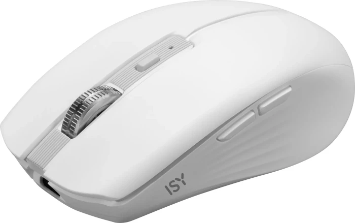 ISY IWM-4100-1-BK Wireless Mouse weiß, USB