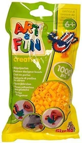 Simba Toys Art & Fun 1000 Bügelperlen im Beutel gelb
