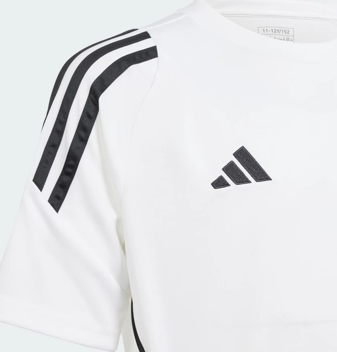 adidas Tiro 24 Trikot kurzarm weiß/schwarz (Junior)