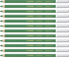 STABILO CarbOthello Kreidestift smaragdgrün, 12er-Pack