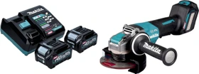 Makita GA044GD201 XGT Akku-Winkelschleifer inkl. 2 Akkus 2.5Ah