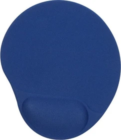 Powerton ERGO PALMA Mauspad mit Handauflage, 255x220mm, blau