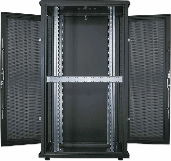 Intellinet Serverschrank 36HE, Flatpack, IP2X, schwarz, 1000mm tief