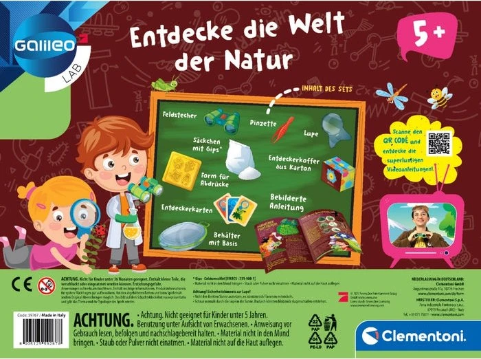 Clementoni Galileo Entdecke die Welt der Natur