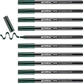 edding 1255 Kalligrafiestift 3.5mm flaschengrün, 10er-Pack