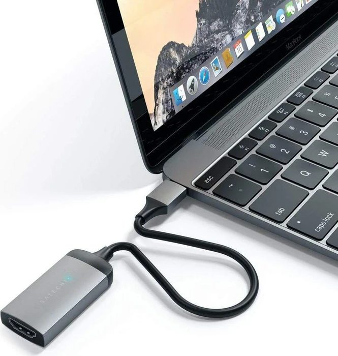 Satechi 4K 60Hz USB-C auf HDMI Adapter, space gray