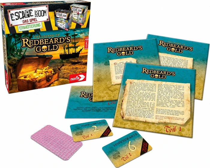 Noris Spiele Escape Room - Redbeards Gold (Erweiterung)