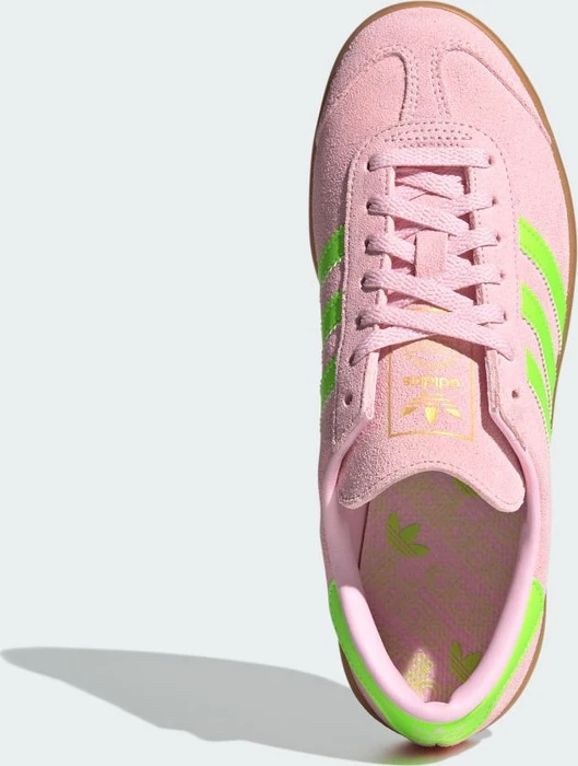 adidas Hamburg clear pink/solar green/gold metallic