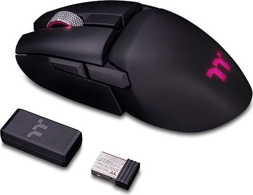 Thermaltake Argent M5 Wireless RGB Gaming Mouse, schwarz, USB/Bluetooth