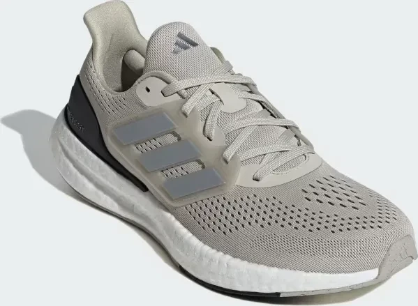 adidas Pureboost 23 putty grey/silver metallic/core black (Herren)