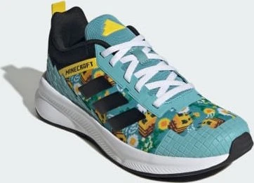 adidas Minecraft Fortarun 4.0 mint ton/core black/yellow (Junior)