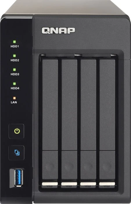 QNAP Turbo Station TS-453S Pro, 4GB RAM, 2x RJ-45 1000Base-T, 3x USB-A 2.0