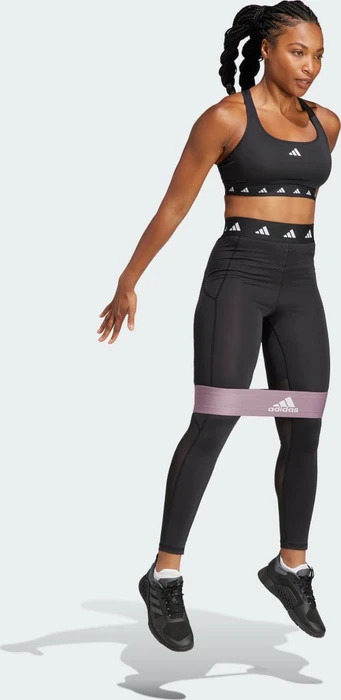 adidas TECHFIT Stash Pocket Full-Length Hose lang black/white (Damen)