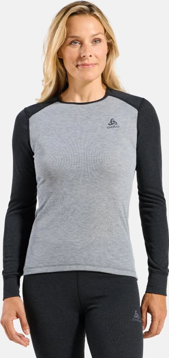 Odlo Active Warm Eco Set dark grey melange/grey melange (Damen)