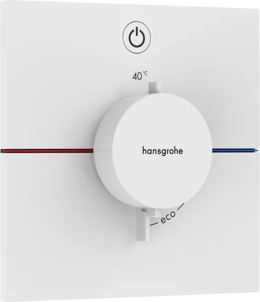 Hansgrohe ShowerSelect Comfort E Thermostat Unterputz für 1 Verbraucher mattweiß