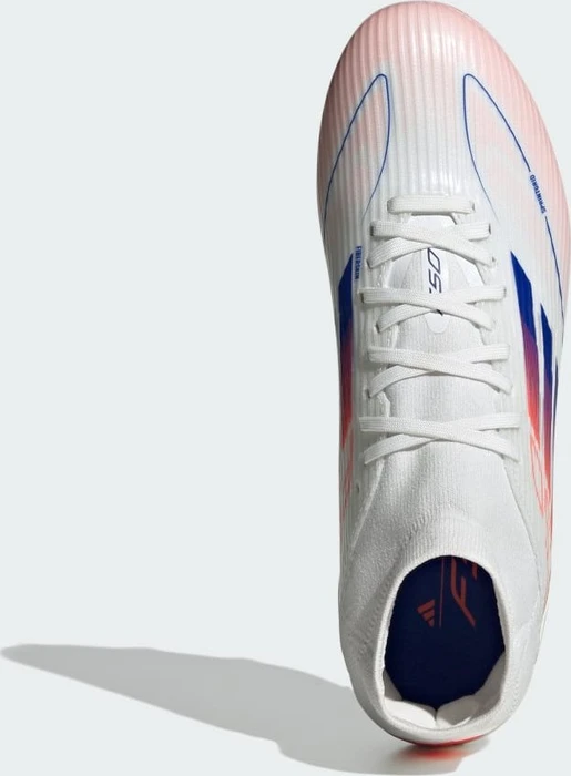 adidas F50 League Mid-Cut FG/MG cloud white/lucid blue/solar red (Damen)