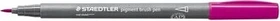 Staedtler pigment brush pen 371 rotlila
