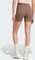 adidas Lounge Ribbed High-Waist Hose kurz earth strata (Damen) Vorschaubild